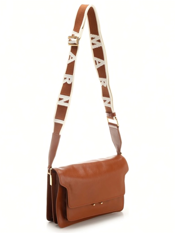 Marni Medium Soft Trunk Bag, Brown